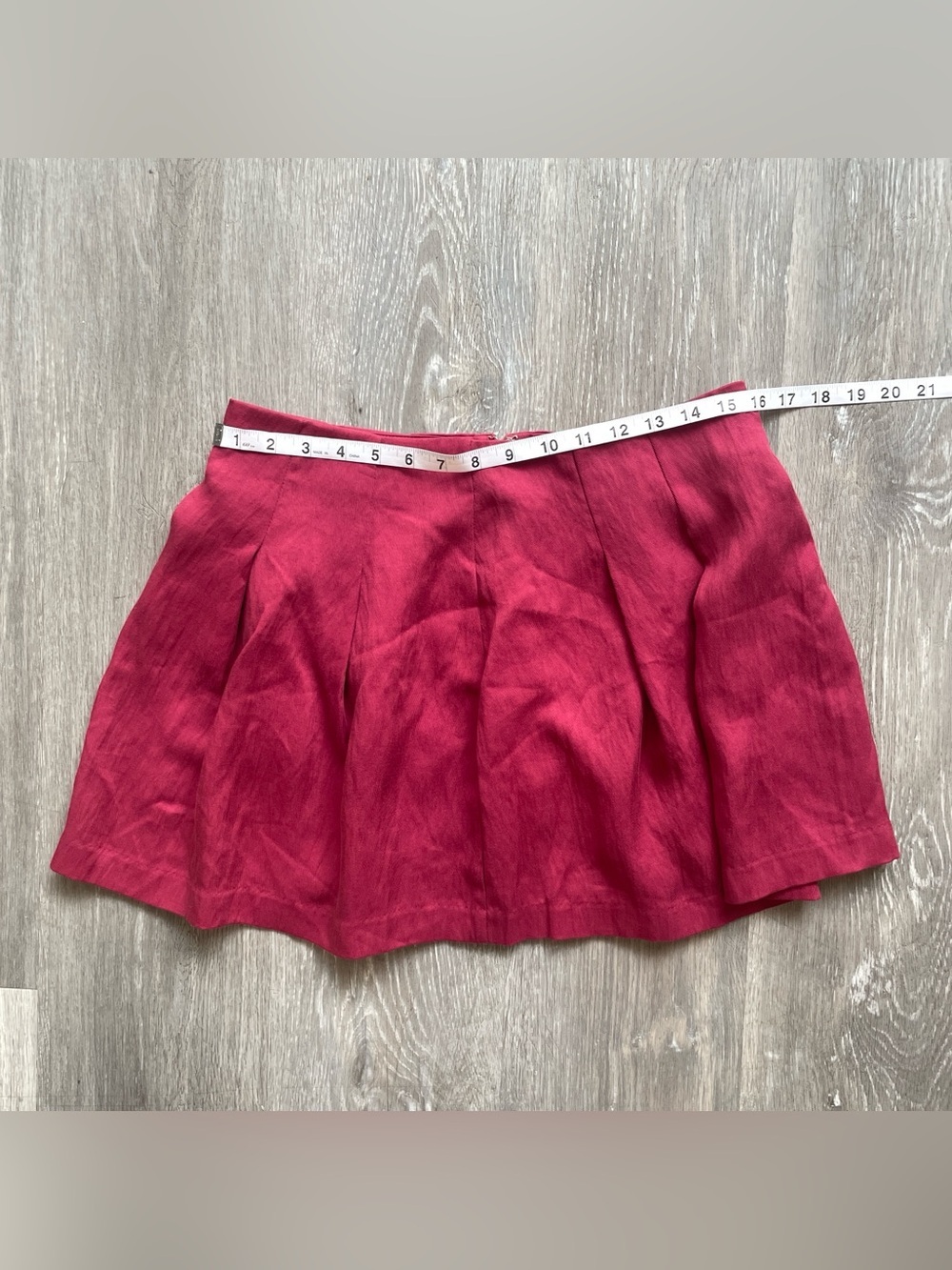 A New Day NWT Pleated Skort Berry Pink Tennis Skirt Shorts Preppy Balletcore - Picture 8 of 9